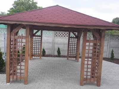 Altana ogrodowa z drewna - realizacja 2